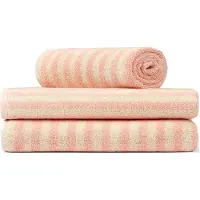 Bongusta - Naram Bath Sheet - Toalla de playa size 150 x 100 cm, tropical & creme