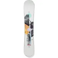 Burton - Snowboards - Hideaway 2026 para Mujer de Madera - Talla 148 cm - Blanco