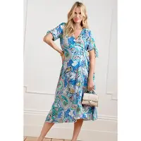 Seraphine Maternity Wrap Dress Multi Talla: 6 PETITE | Vestidos Outlet | Mujer