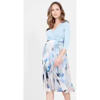 Seraphine Maternity Wrap Dress Blue Talla: 12 | Vestidos Outlet | Mujer | Azul