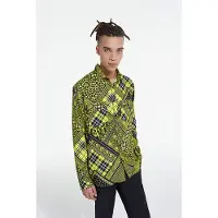 The Kooples Chemise Manches Longues Black / Yellow Talla: S | Camisas Casuales Outlet | Hombre | Negro