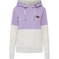 Oxmo Sudadera 'Kathrine' gris claro / lila