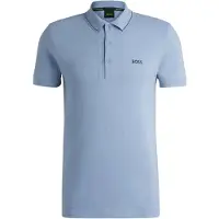 BOSS para hombre. 50506195 Polo Paule4 azul (L), Casual, Algodón, Manga corta, outlet 2026.