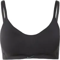 Nike Sujetador deportivo 'ALATE MINIMALIST' gris / negro