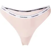 Calvin Klein Underwear Tanga gris claro / rosa pastel / negro / blanco