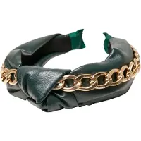 Urban Classics Joyería para el pelo oro / verde oscuro / negro
