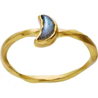 Maanesten Anillo 'DORIS' azul / oro