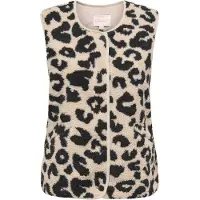 ONLY Chaleco 'ONLBABY' greige / negro