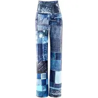 Winshape Pantalón deportivo 'CUL101C' azul noche / azul denim / azul claro