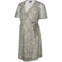 Vero moda Maternity Vestido crema / marrón / negro
