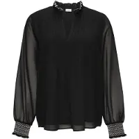 s.Oliver Blouse Black Talla: 34 | Manga Larga Outlet | Mujer | Negro