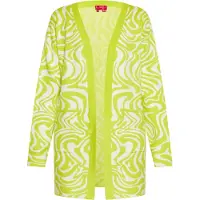 Swirly Cárdigan manzana / blanco lana