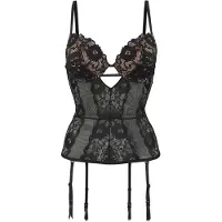 Jette Corset piel / negro