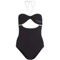 Karl Lagerfeld Hotel Karl Rib Rio Swimsuit Black Talla: XS | Bañadores Outlet | Mujer | Negro