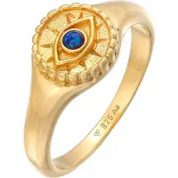 Elli Anillo 'Evil Eye' azul / oro