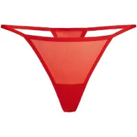 TEYLI Tanga 'Paski' rojo fuego