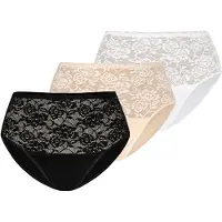 TEYLI Panti 'Violetta' beige / negro / blanco