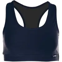 Winshape Sujetador deportivo 'WVR1' azul oscuro / blanco