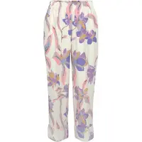 LASCANA Pantalón de pijama beige / lila / rosa
