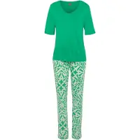 s.Oliver Pijama verde / blanco