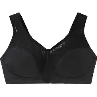 Sheego Sujetador deportivo negro