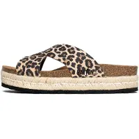 Bayton Zapatos abiertos 'Penelope' beige claro / marrón / negro
