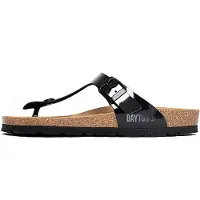 Bayton Sandalias de dedo 'Mercure' negro