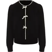 NAEMI Cárdigan crema / negro