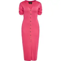 NAEMI Vestido de punto rosa