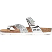 Bayton Zapatos abiertos 'Diane' gris plateado
