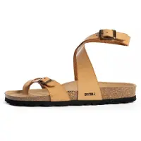 Bayton Sandalias de dedo 'Swan' camelo