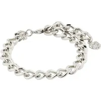 Pilgrim Pulsera 'Charm' plata