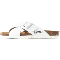 Bayton Zapatos abiertos 'Era' negro / blanco