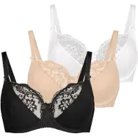 TEYLI Sujetador 'Anastasia' beige / negro / blanco