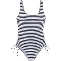Venice beach Traje de baño 'Summer' azul oscuro / blanco