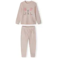 MINOTI Pijama rosa claro / negro