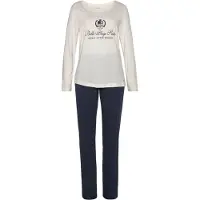 LASCANA Pijama navy / blanco