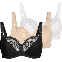 TEYLI Sujetador de lactancia 'Anastasia' beige / negro / blanco