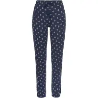 s.Oliver Pantalón de pijama kitt / azul oscuro / verde pastel / talco
