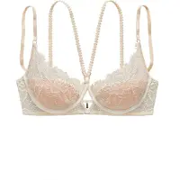 LASCANA Sujetador beige / blanco