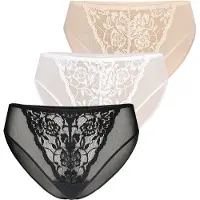 TEYLI Panti 'Glamour' beige / negro / blanco