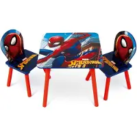 Marvel Juego De Mesa Y Sillas Para Niños Marvel Set Spiderman