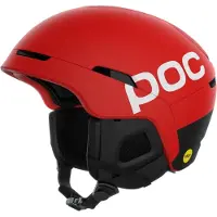 POC - Cascos esquís hombre - Obex BC MIPS Prismane Red Matt - Talla 55-58 cm - Rojo