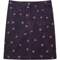 White Stuff Melody Embroidered Cord Skirt Purple Talla: 22 | Mini Faldas Outlet | Mujer | Púrpura