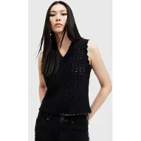 AllSaints Vivian Tank Black Talla: XS | Jerséis de Punto Outlet | Mujer | Negro