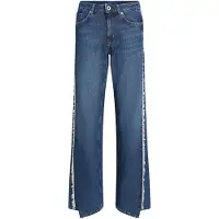 Karl Lagerfeld Relaxed Seamed Denim Washed Dark Blue Talla: W28L32 | Pantalones Outlet | Mujer | Azul