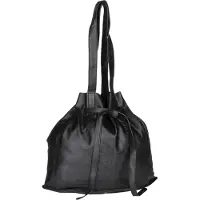 Greenburry Nappa Bolso bombonera Piel natural 37 cm negro