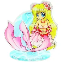 Uchiwa Figura De Acrílico De Mermaid Melody: Pichi Pichi Pitch Luchia Nanami Con Flores 21 Cm