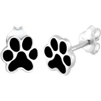 Elli Pendientes negro / plata