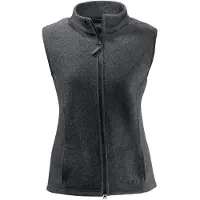 Mufflon - Women's Vita - Chaleco de lana merina size XL, gris/negro